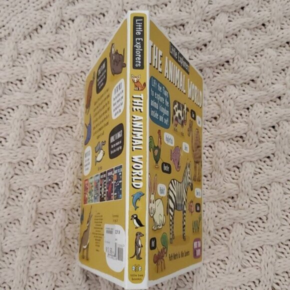 New "Little Explorers: The Animal World" Flap Board Book - Picture 3 of 14